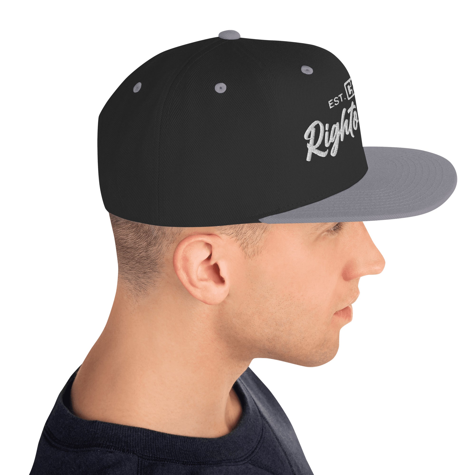 Snapback Cap | Righto Guys Grey