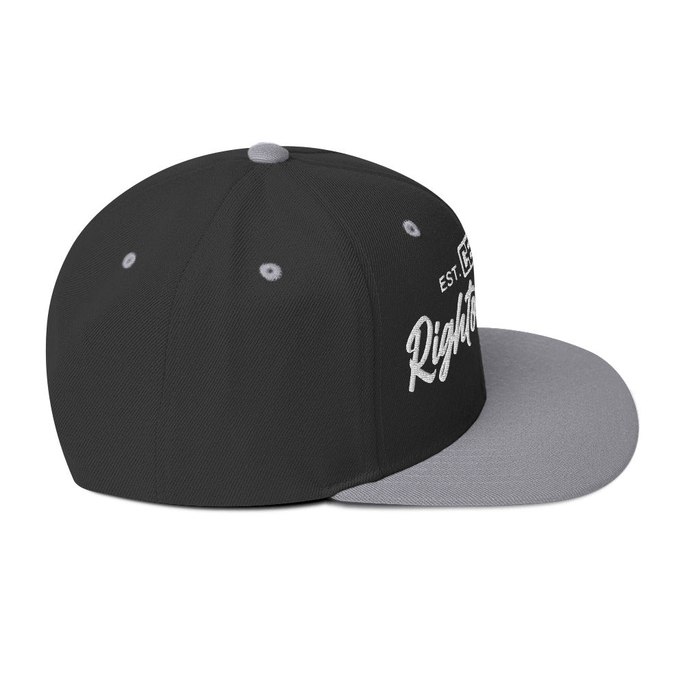 Snapback Cap | Righto Guys Grey