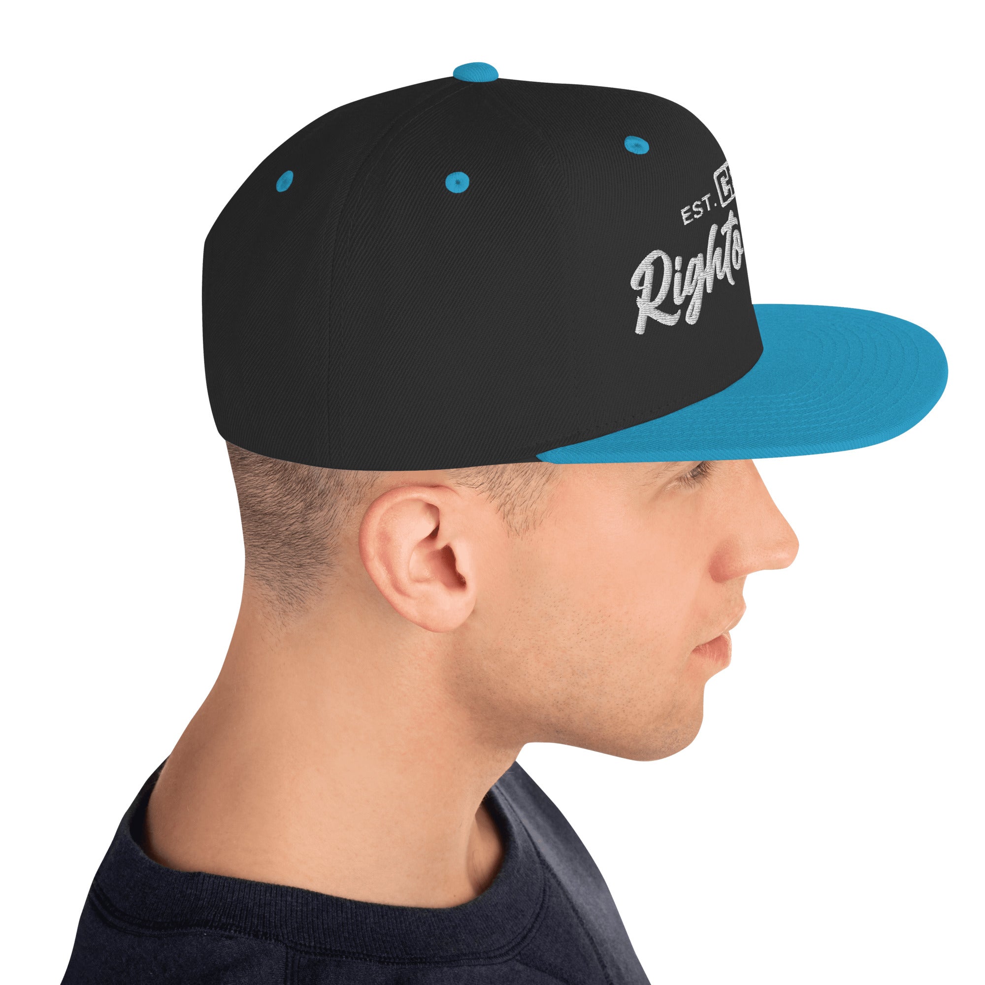 Snapback Cap | Righto Guys Blue