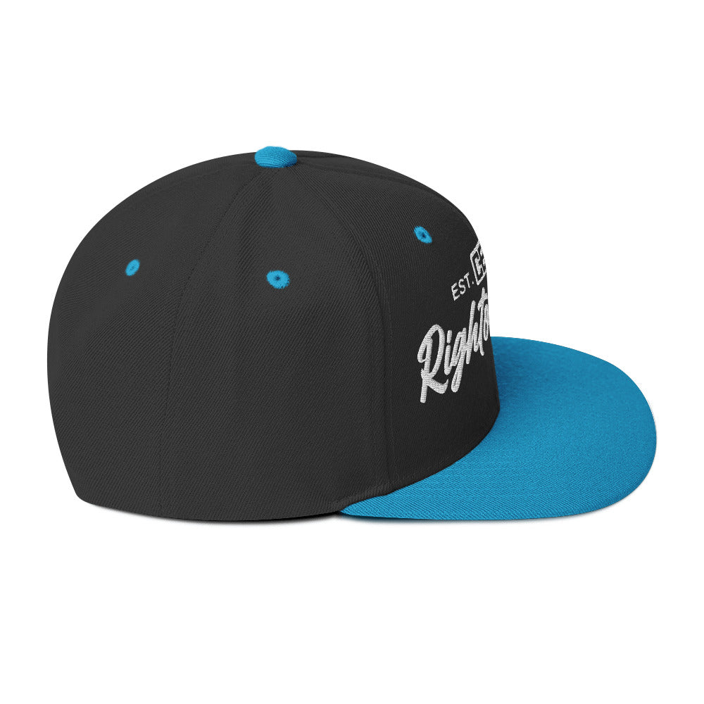 Snapback Cap | Righto Guys Blue