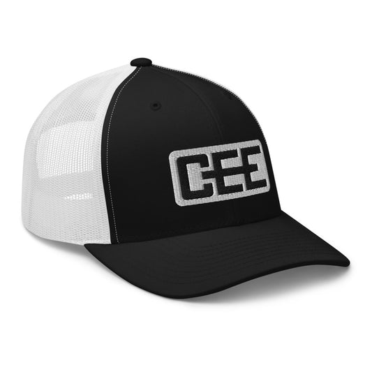 Trucker Cap | CEE Logo (Black/White)