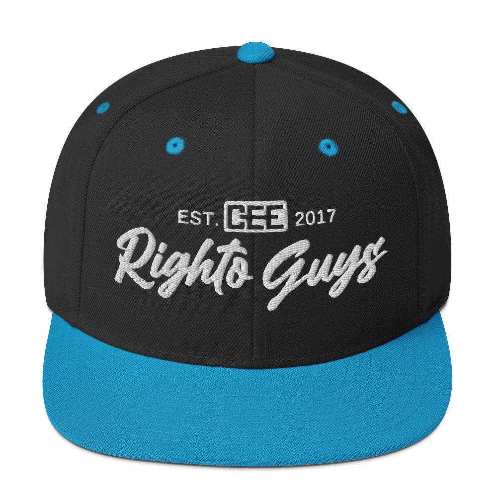 Snapback Cap | Righto Guys Blue