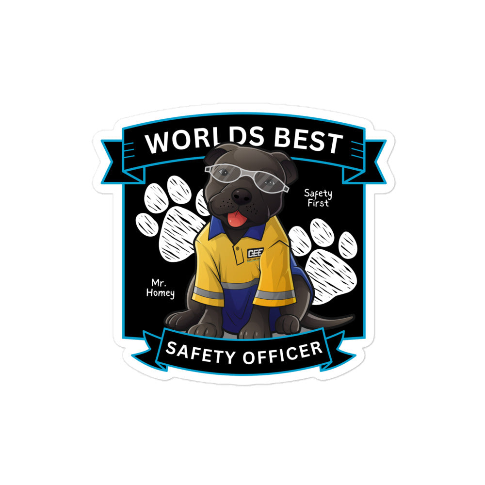 Chief Security Sticker Sticker | Worlds Best Safety Officer – CEE Shop