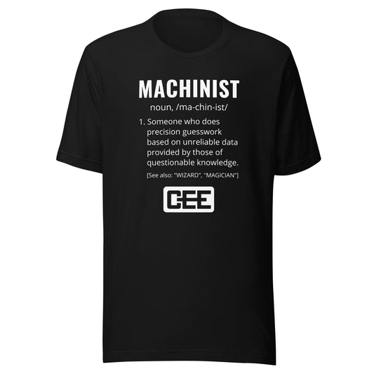T-Shirt | MACHINIST definition